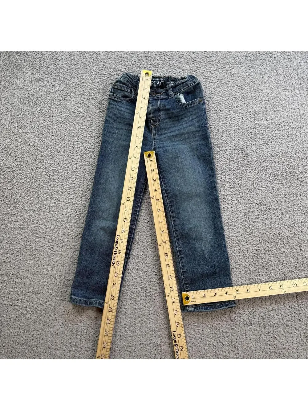 The Children's Place 4T Stretch Straight Blue Wash Denim Jeans Toddler Kids